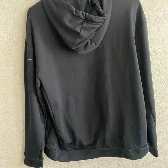 Nike Black Women's Sportswear Large Logo Hoodie Funnel Neck Hoodie S - Picture 3 of 12